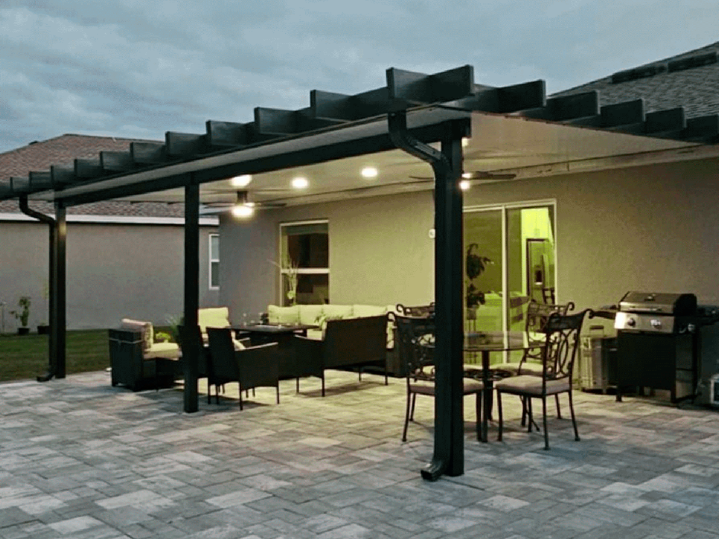 Pavers texture close-up outdoor flooring Orlando