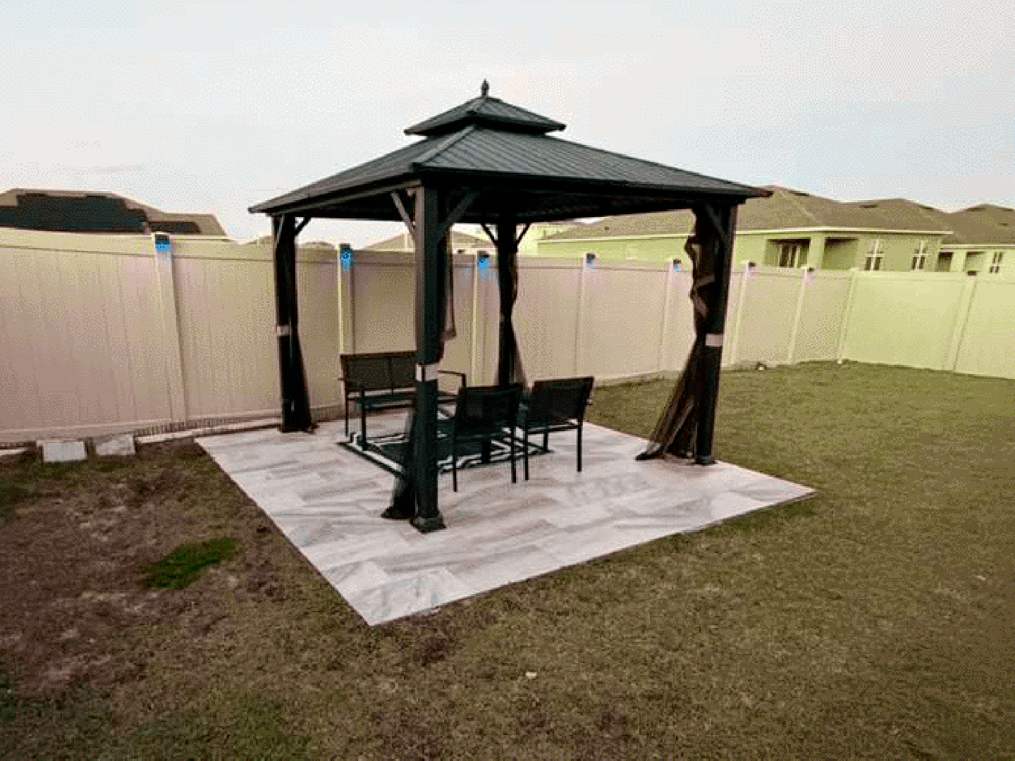 Screen patio enclosure residential home Orlando
