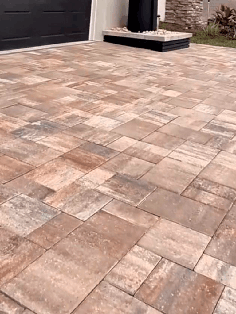 Brick pavers installation patio design Orlando