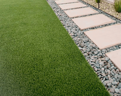 Paver walkway with gravel design Orlando FL